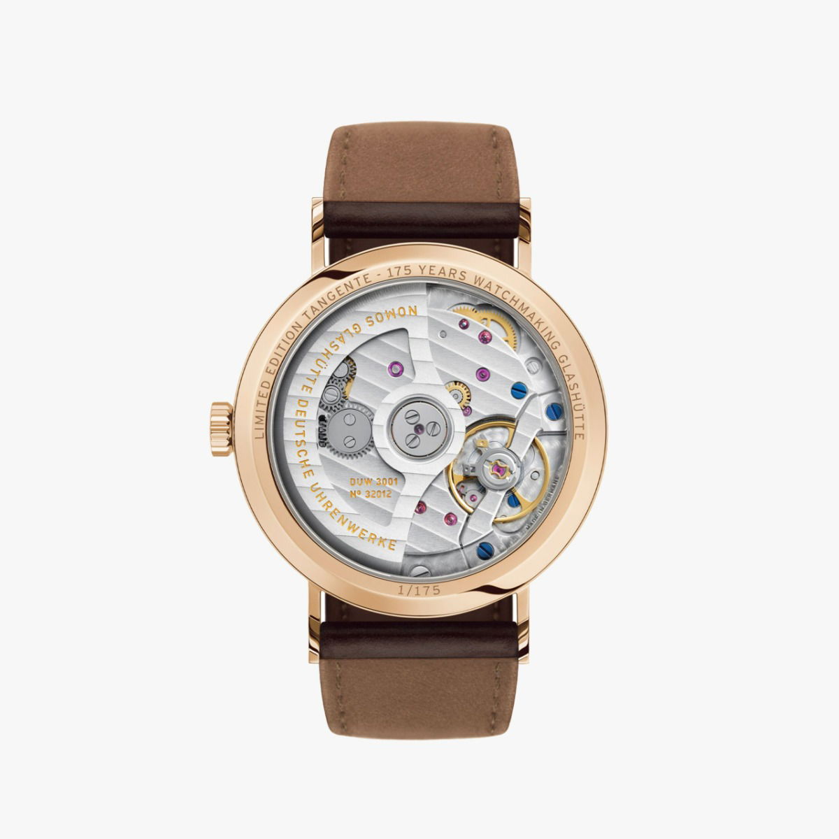 NOMOS Tangente Roségold Neomatik 175 Years Watchmaking Glashütte