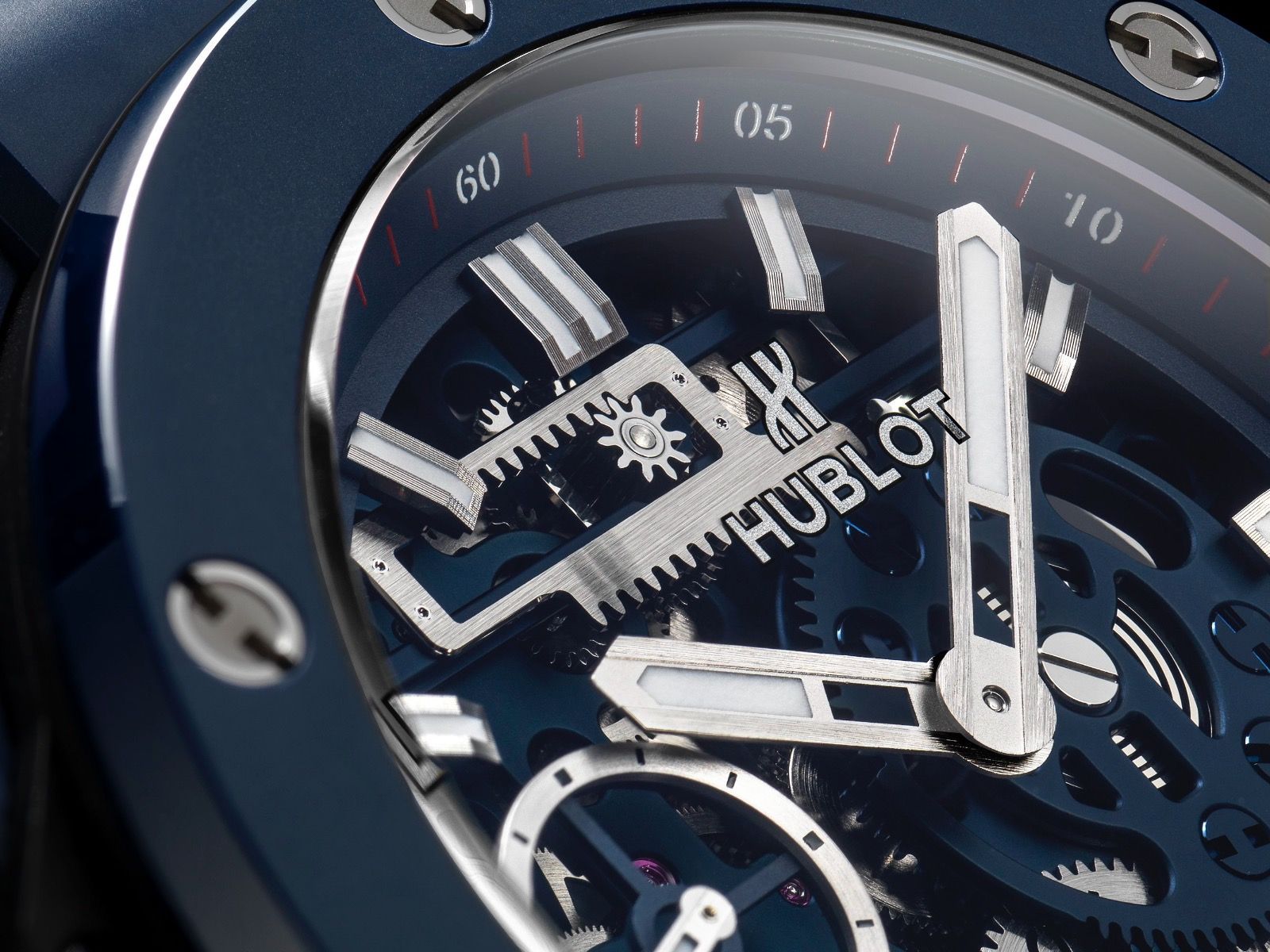 Hublot meca 10 sales ceramic blue