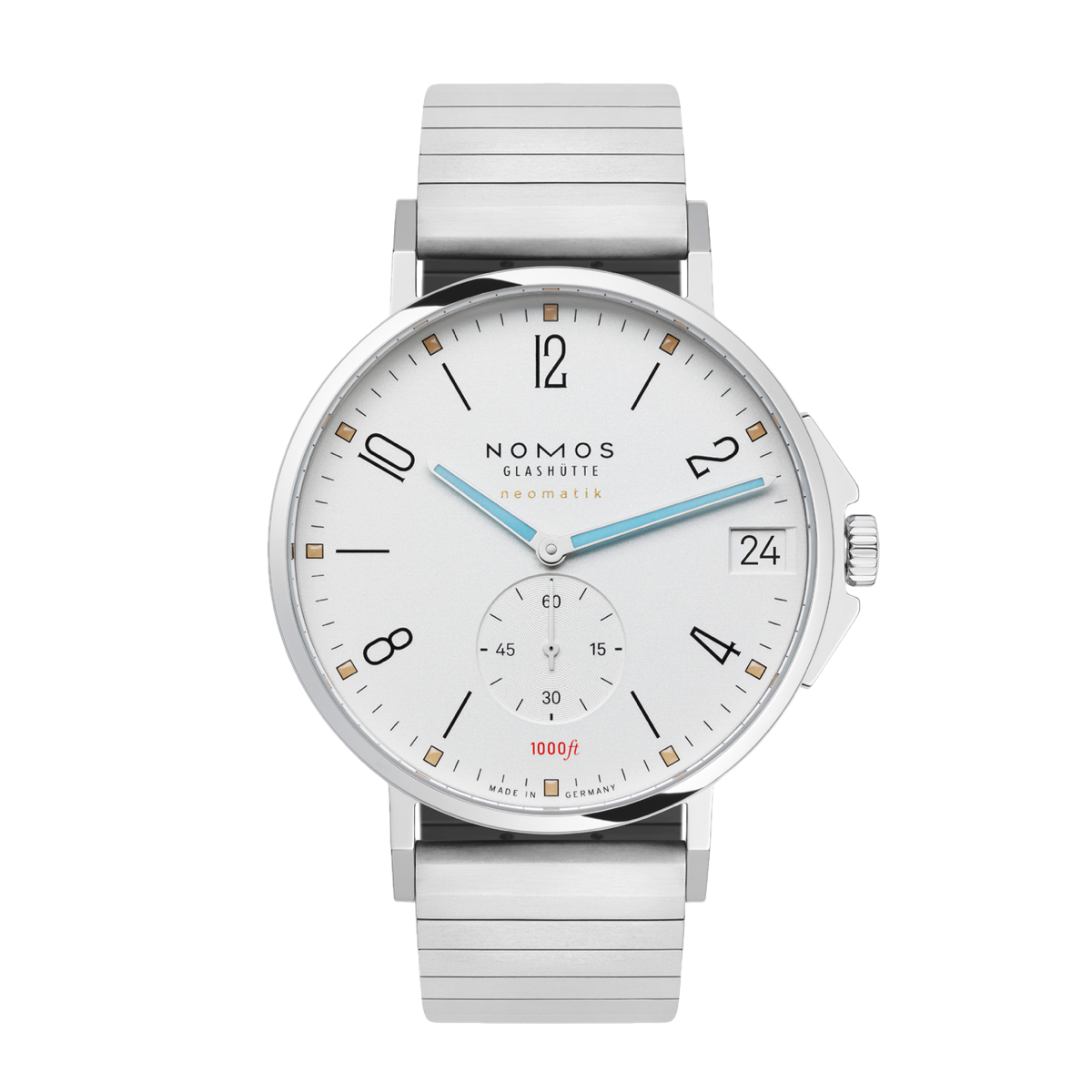 nomos tangente sport neomatik 42 datum blauschwarz