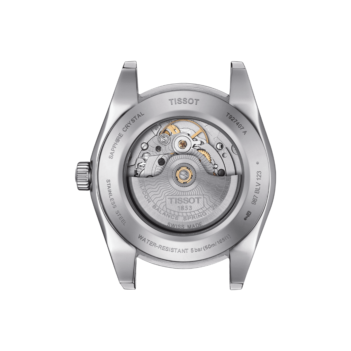 Tissot Gentleman Powermatic 80 Silicium Solid 18K Gold Bezel  